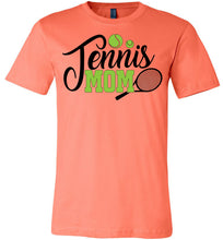 Load image into Gallery viewer, Tennis Mom T shirt | Tennis Mom Gifts orange