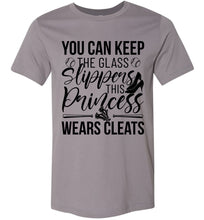 Load image into Gallery viewer, Keep The Glass Slippers Funny Softball Shirts storm