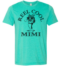 Load image into Gallery viewer, Reel Cool Mimi Fishing Mimi T Shirt green