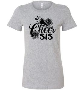Cheer Sis Cheer Sister Shirt sports gray