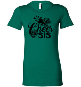 Cheer Sis Cheer Sister Shirt green