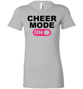 Cheer Mode On Cheer Shirts silver