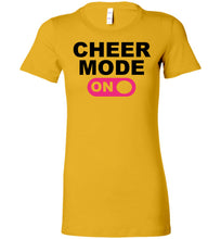 Load image into Gallery viewer, Cheer Mode On Cheer Shirts gold