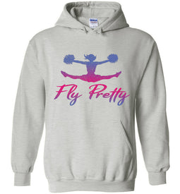 Fly Pretty Cheer Flyer Cheer Hoodies ash