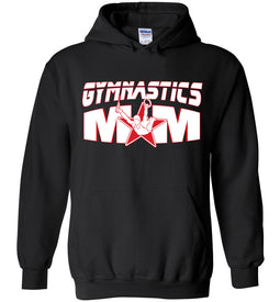 Gymnastics Mom Hoodie Male Boy Gymnast black