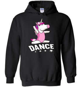 Unicorn Dance Hoodies For Girls black