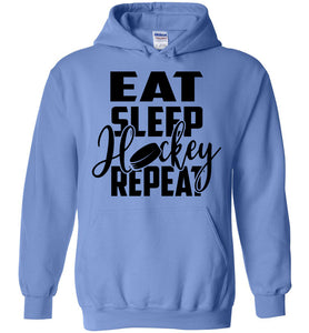 Eat Sleep Hockey Repeat blue