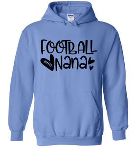 Cute Football Nana Hoodie blue