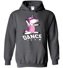 Load image into Gallery viewer, Unicorn Dance Hoodies For Girls charcoal