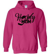 Load image into Gallery viewer, Hockey Mom Hoodie dark pink