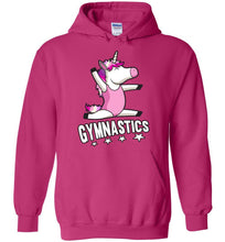 Load image into Gallery viewer, Unicorn Gymnastics Hoodie For Girls pink