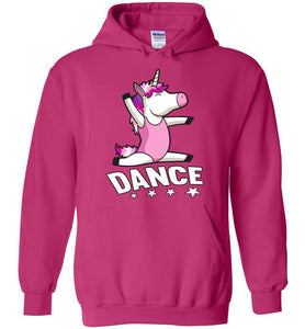 Unicorn Dance Hoodies For Girls pink