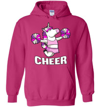 Load image into Gallery viewer, Unicorn Cheer Hoodies pink