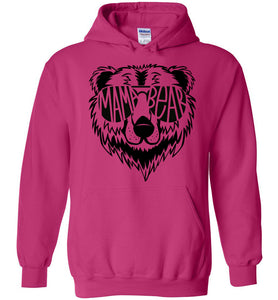 Mama Bear Hoodie dark pink