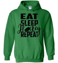 Load image into Gallery viewer, Eat Sleep Hockey Repeat green