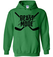 Load image into Gallery viewer, Beast Mode Hockey Hoodie green