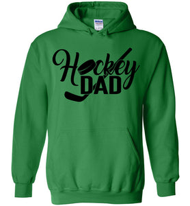 Hockey Dad Hoodie green