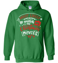 Load image into Gallery viewer, Most Likely To Watch All The Christmas Movies Funny Christmas Hoodies green