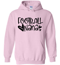 Load image into Gallery viewer, Cute Football Nana Hoodie pink