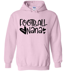 Cute Football Nana Hoodie pink