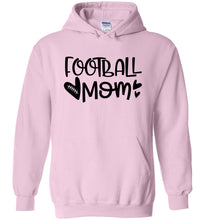 Load image into Gallery viewer, Cute Personalized Football Mom Hoodies pink