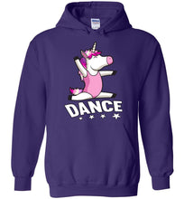 Load image into Gallery viewer, Unicorn Dance Hoodies For Girls purple