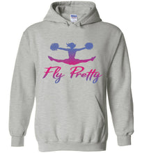 Load image into Gallery viewer, Fly Pretty Cheer Flyer Cheer Hoodies gray