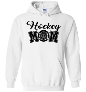 Hockey Mom Hoodie white