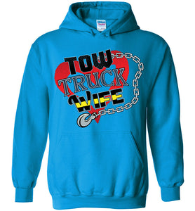 Tow Truck Wife Hoodie sapphire 