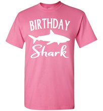 Load image into Gallery viewer, Birthday Shark Shirt unisex pink
