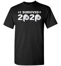 Load image into Gallery viewer, I Survived 2020 T-Shirt black