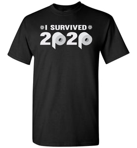 I Survived 2020 T-Shirt black