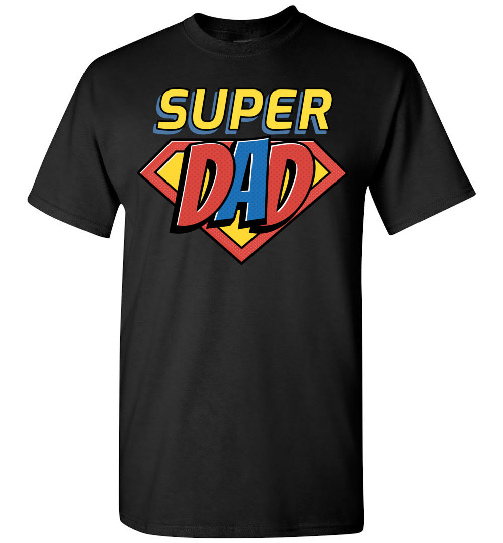 Super Dad T Shirt black