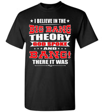 Load image into Gallery viewer, Big Bang Theory Funny Christian Shirts, Creation T Shirt black