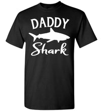 Load image into Gallery viewer, Daddy Shark Shirt black