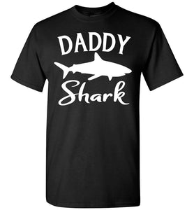 Daddy Shark Shirt black