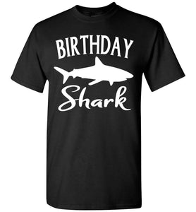Birthday Shark Shirt unisex black