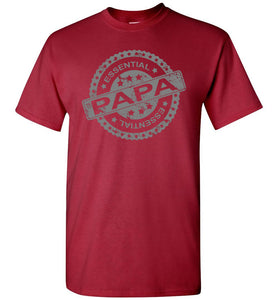 Essential Papa T Shirts red