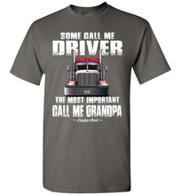 Load image into Gallery viewer, Some Call Me Driver Trucker Grandpa Shirt charcoal