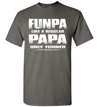 Load image into Gallery viewer, Funpa Funny Papa Shirts charcoal