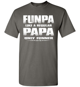Funpa Funny Papa Shirts charcoal