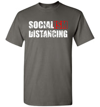 Load image into Gallery viewer, Socialism Distancing T-Shirts charcoal