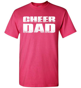 Cheer Dad T Shirt pink