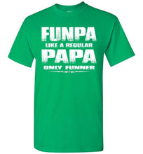 Load image into Gallery viewer, Funpa Funny Papa Shirts green