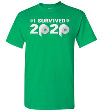 Load image into Gallery viewer, I Survived 2020 T-Shirt green