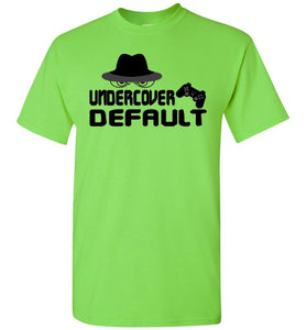 Undercover Default Funny Gamer T Shirts lime green