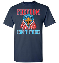 Load image into Gallery viewer, Freedom Isn&#39;t Free T-Shirt navy