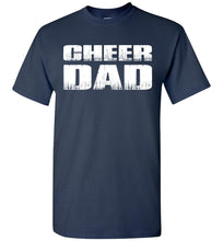 Load image into Gallery viewer, Cheer Dad T Shirt navy