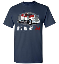 Load image into Gallery viewer, It&#39;s In My DNA Trucker T-Shirt navy