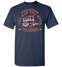 Load image into Gallery viewer, Grandpa The Man The Myth The Legend Trucker Shirt navy
